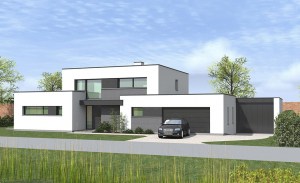 Maison cubique à Toufflers dans le Nord