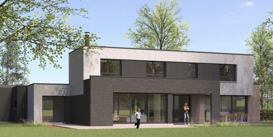 maison moderne style cubique