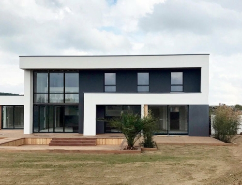 Maison cubique à Mérignies