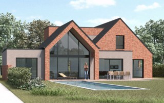 maison contemporaine dans le nord