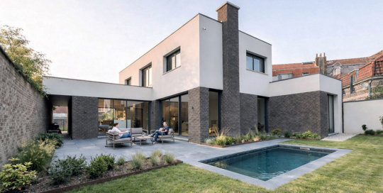 Construction cubique en ville